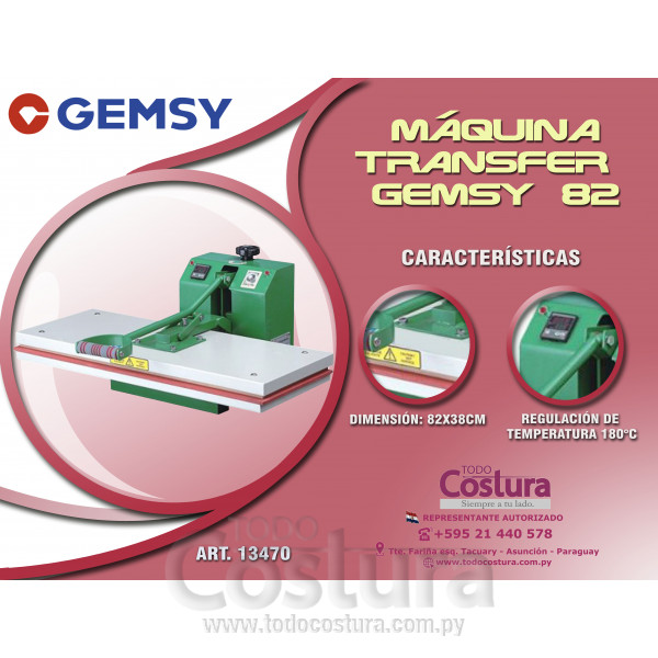 TRANSFER GEMSY 82X32CM